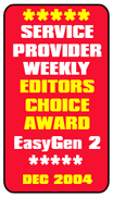 Winner of SP Weekly editors choice award