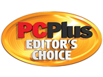 PC PLUS editors choice gold award, given to easyGen ASP and PHP dynamic web script creator